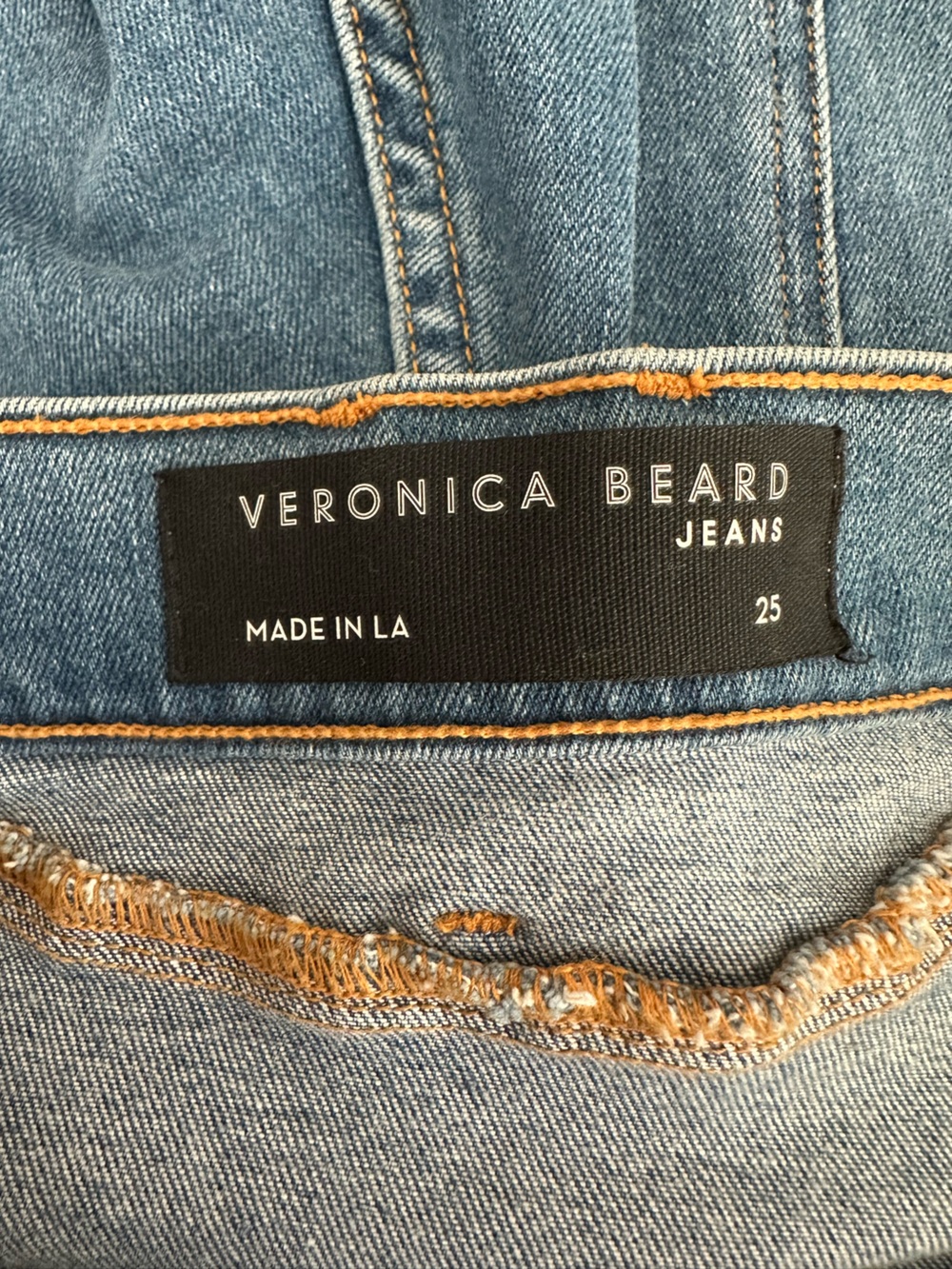 Veronica Beard Carson Ankle Flare High-Rise Jeans Size 25 - Picture 4 of 5